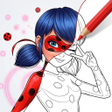 Icoon van programma: ladybug chat noir colori…