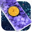 Glitter Clock Live Wallpaper