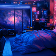 ไอคอนของโปรแกรม: Space Galaxy Bedroom Live…