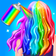 Icon of program: Hair Dye - Rainbow Fashio…