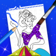 プログラムのアイコン：Princess Coloring Book - …
