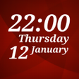 أيقونة البرنامج: DIGI Clock Live Wallpaper