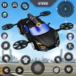 Ikona programu: Flying Car Shooting Game:…