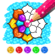 Rainbow Flower Coloring and Drawing