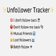 Unfollower Tracker for IG