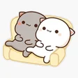 ไอคอนของโปรแกรม: Animated Mochi Peach Stic…