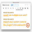 程序图标：Sketch Iconfont