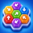 プログラムのアイコン：Jelly Out: Hexa Puzzle