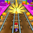 أيقونة البرنامج: Subway Train Roof Surf Ra…