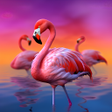 ไอคอนของโปรแกรม: Flamingo Wallpaper