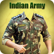 プログラムのアイコン：Indian Army Photo Suit Ed…