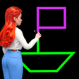 أيقونة البرنامج: Single Line Puzzle Drawin…