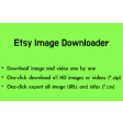 Etsy Image Downloader