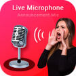 أيقونة البرنامج: Live Microphone - Mic Ann…