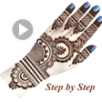 ไอคอนของโปรแกรม: Mehndi Designs Step by St…