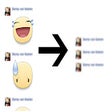 プログラムのアイコン：Hide Stickers in Facebook