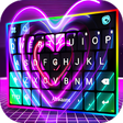 Love LED Neon Keyboard Background