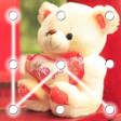 Teddy Bear Pattern Lock Screen