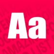 程序图标：All Fonts for iPhones