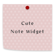 أيقونة البرنامج: Cute Note Widget