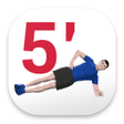 プログラムのアイコン：5 Minute Plank Abs Challe…
