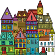 プログラムのアイコン：Little Town Color by Numb…
