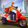 أيقونة البرنامج: Food Delivery Boy Bike Ga…