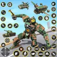 Icon of program: Army Bus Robot Car Game 3…