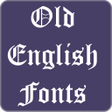 Ikon program: Old English Fonts for Fli…