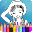 プログラムのアイコン：DrawFy: Anime Coloring