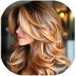 程序图标：Blonde hair highlights co…
