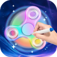 프로그램 아이콘: Glow Finger Spinner: Fun …