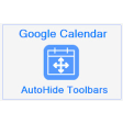 Google Calendar AutoHide Toolbars