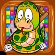 Biểu tượng của chương trình: Snakes and Ladders Board …