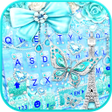 Blue Paris Butterfly Keyboard Theme icon