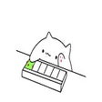 Bongo Cat Typing