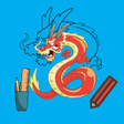 プログラムのアイコン：Drawing a dragon