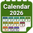 Ikona programu: Calendar 2021 with Holida…