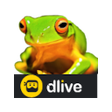Spacefrog Stickers from spacefrog.xyz for Dlive.tv user chats icon