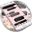 أيقونة البرنامج: SMS Messages Bow Pink Pas…
