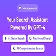 Monica Search - New Tab for AI Search