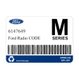 Ford Radio Code M-series
