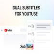 أيقونة البرنامج: Subtube - Dual Subtitles …