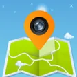أيقونة البرنامج: GPS Map Live Earth Camer…