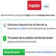 Ikon program: GitHub PR master notice
