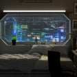 Icône du programme : Futuristic Bedroom Live W…