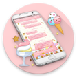 プログラムのアイコン：SMS Messages Ice Cream Th…