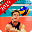 プログラムのアイコン：Volleyball Players HD Wal…