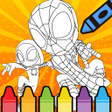 Icon of program: spider boy coloring amazi…