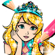 プログラムのアイコン：Princess Coloring Book Gl…